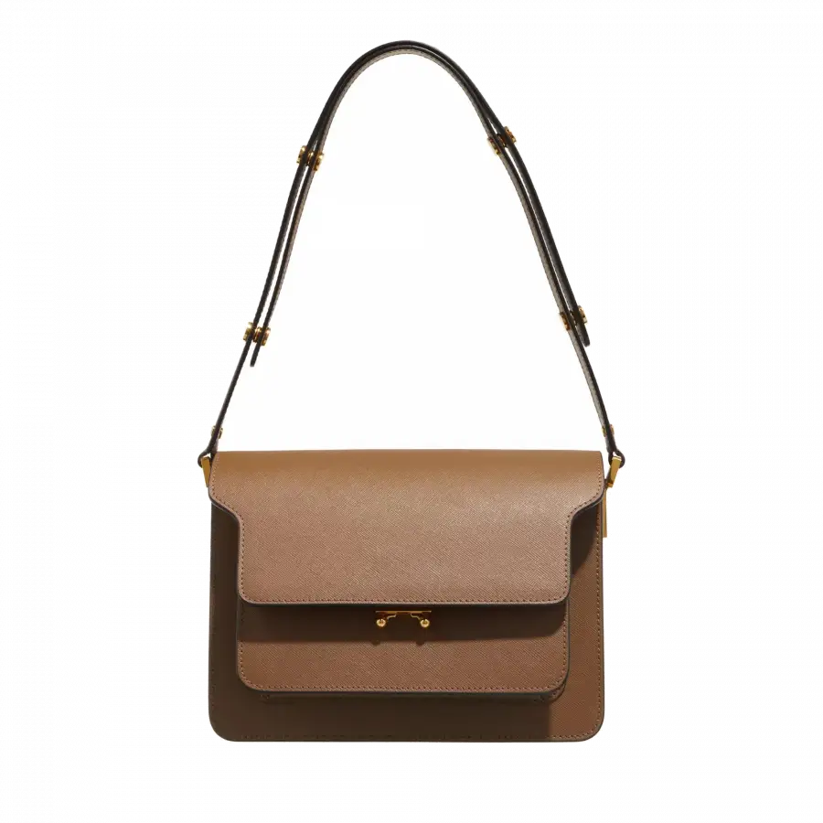 Marni - Marni Shoulder Bags Textil Dark Brown - braun