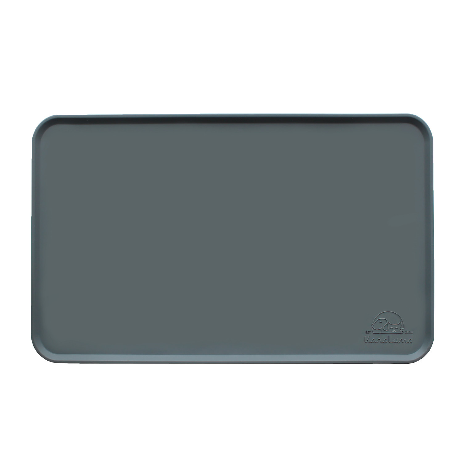 KaraLuna Futternäpfe KaraLuna Basic Napfunterlage 48x30 cm grau S