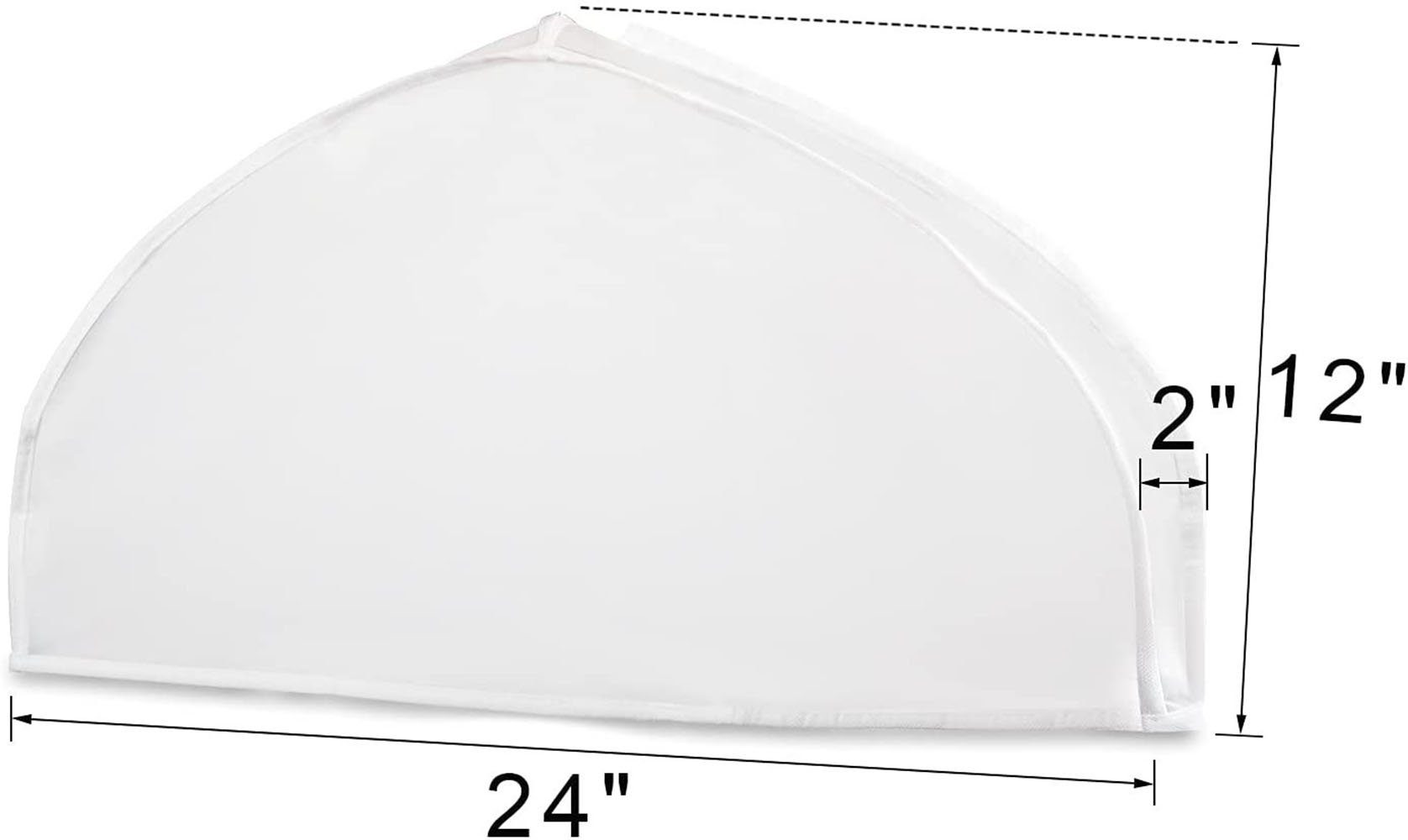Runxizhou Kleidersack Kleidersäcke Transparent 12 STK, 60x30cm kleidersack kurz Staubdicht