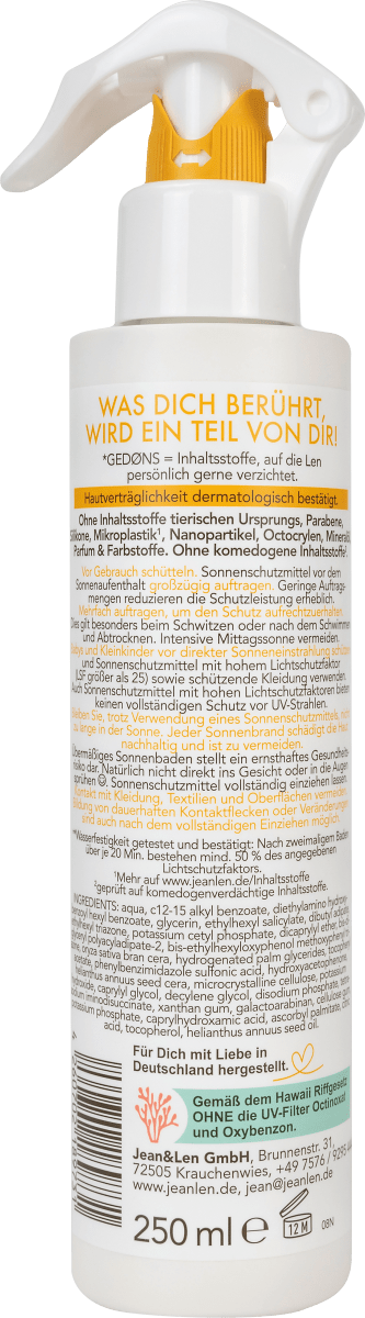 Sonnenspray sensitiv LSF 50, 250 ml