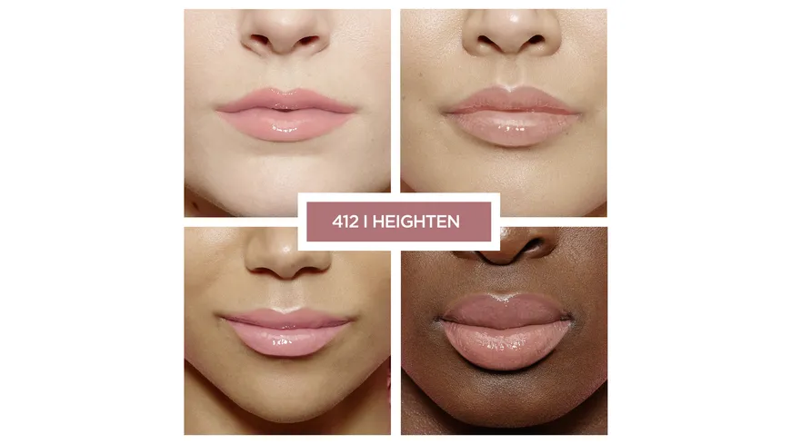 L'ORÉAL PARIS Lippenstift Brilliant Signature Plump-in-Gloss 7 ml 412 - I Heighten