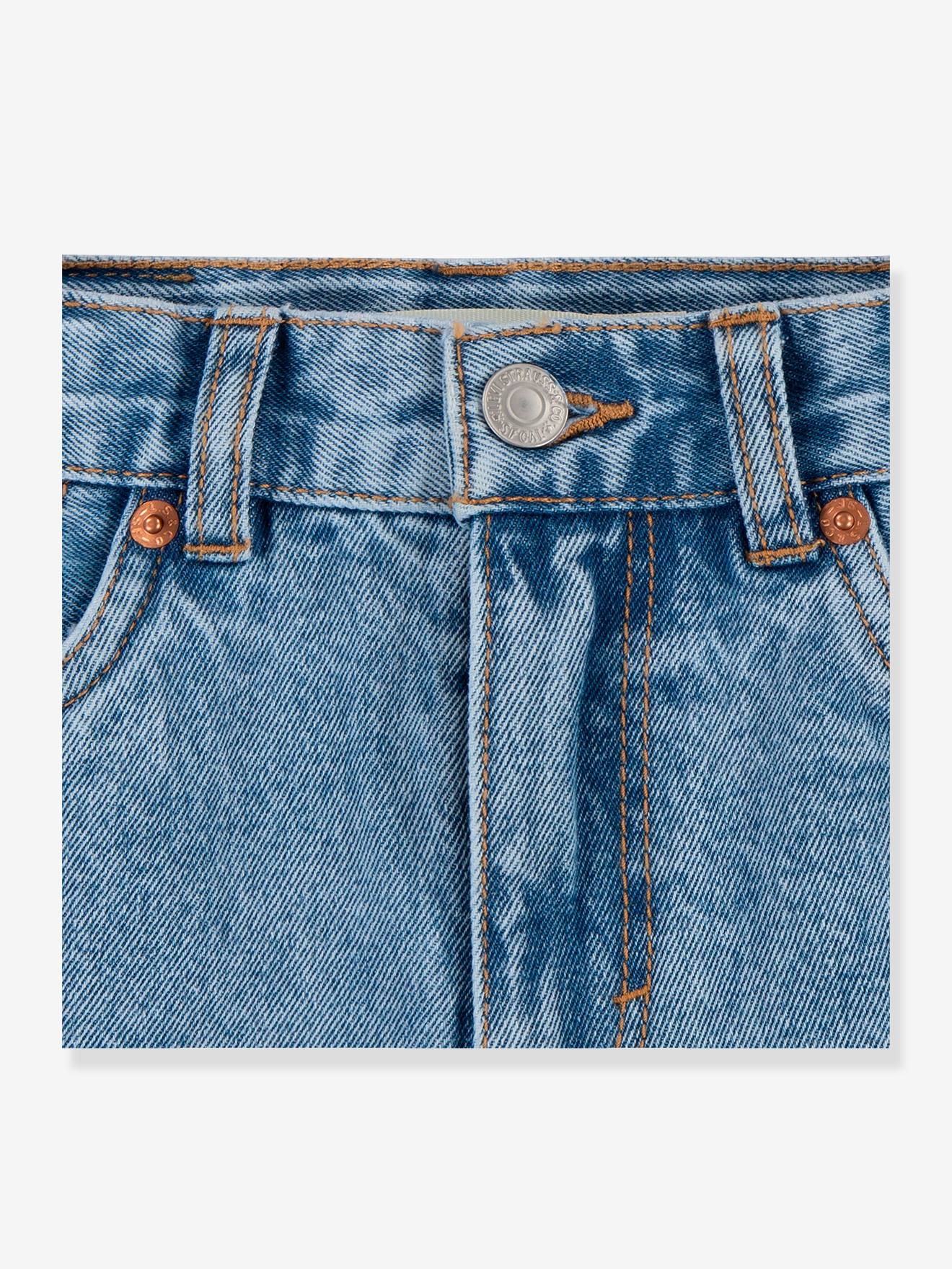 Levis Mädchen Mom-Jeansshorts Levi's, Bio-Baumwolle - jeansblau