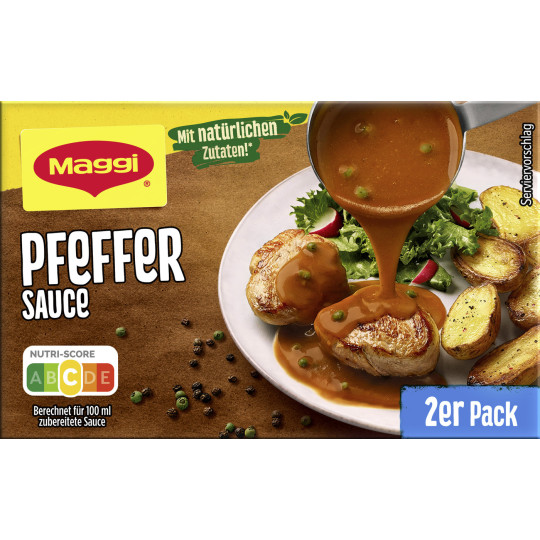 Maggi Pfeffer Sauce ergibt 2x 250ML