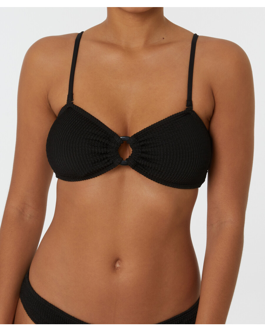 Strukturiertes Bikini-Oberteil