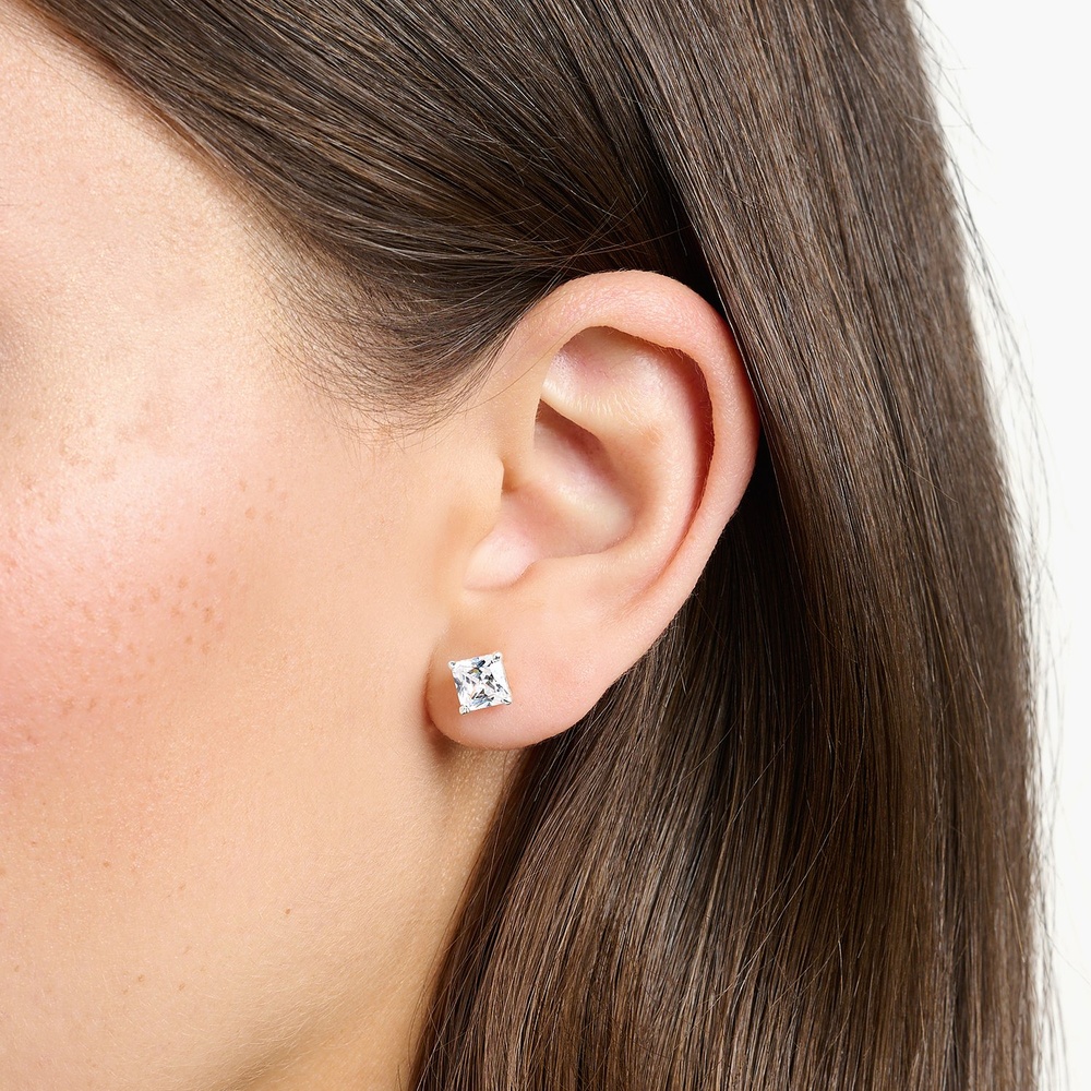 Thomas Sabo Boucles d'oreilles à fermoir à poussette 925 Argent Boucles d'oreilles