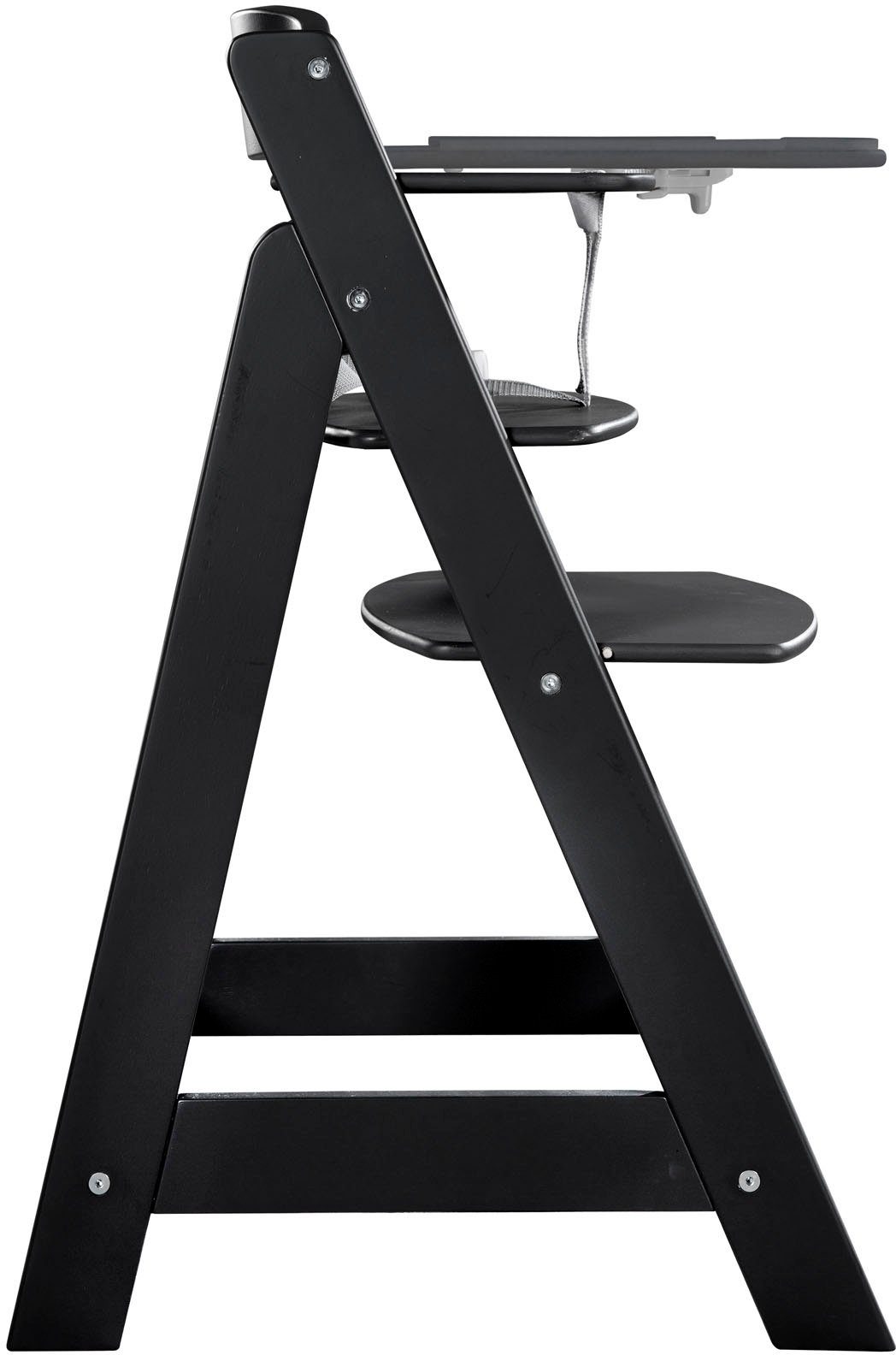 roba® Hochstuhltablett Essbrett, schwarz, Sit Up Flex
