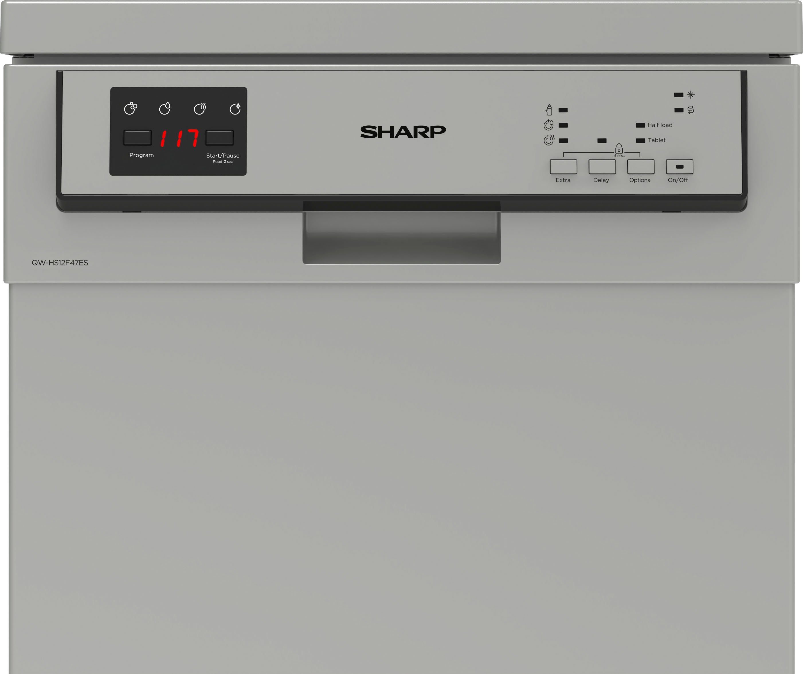 Sharp Standgeschirrspüler, QW-HS12F47ES-DE, 11 l, 10 Maßgedecke