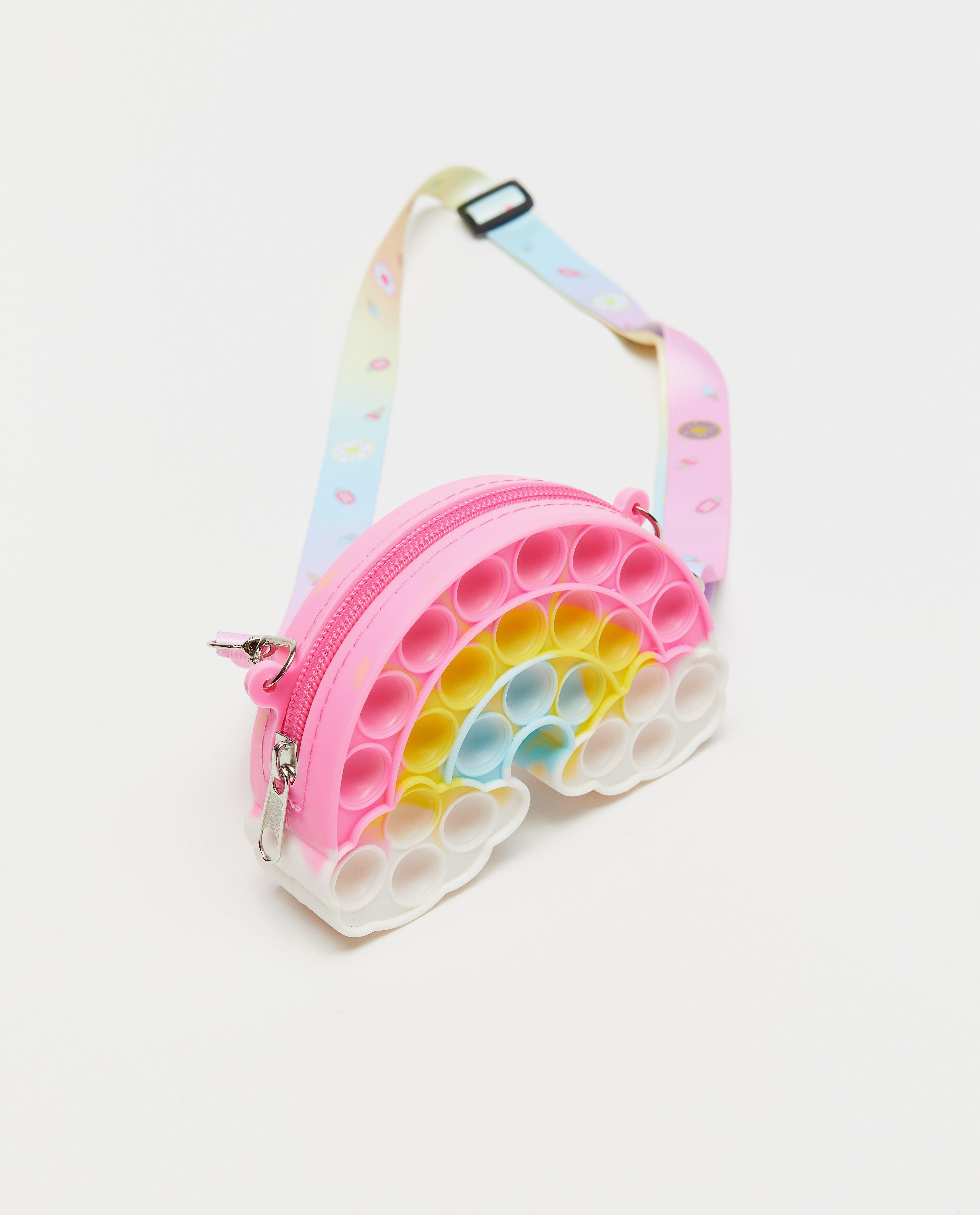 Geantă de mână JCL Kids din silicon roz
