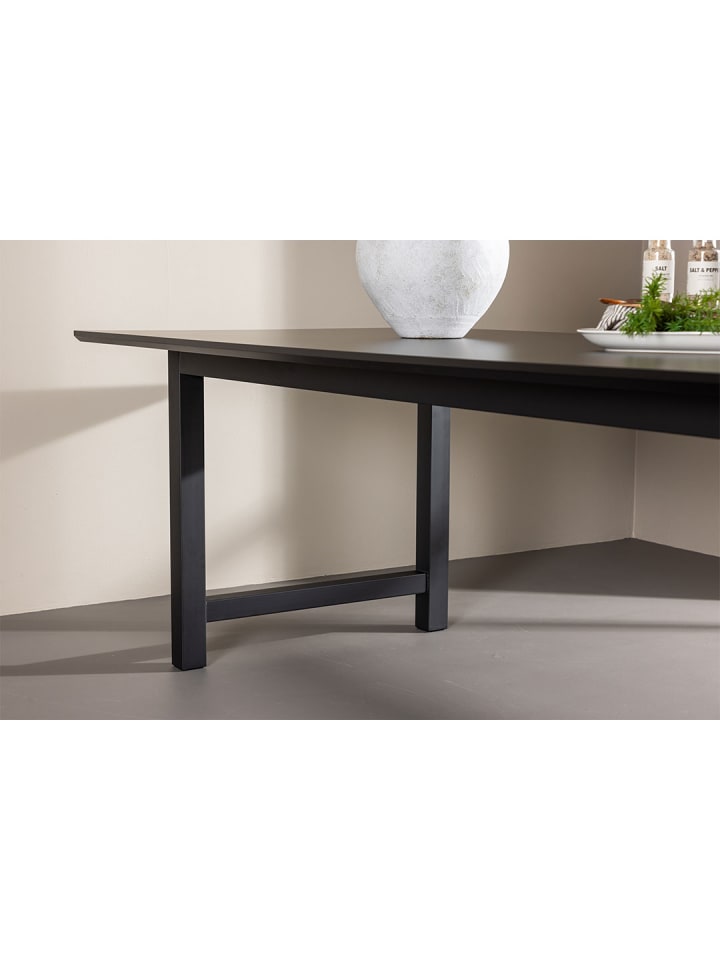 ebuy24 Esstisch Oslo  Schwarz 220 x 100 cm günstig kaufen onesize