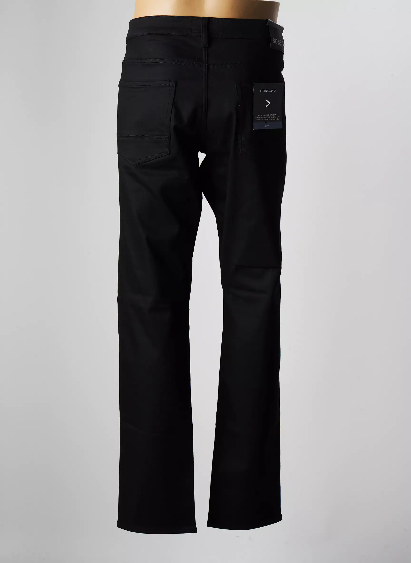 Hugo Boss Jeans Coupe Droite Homme couleur noir