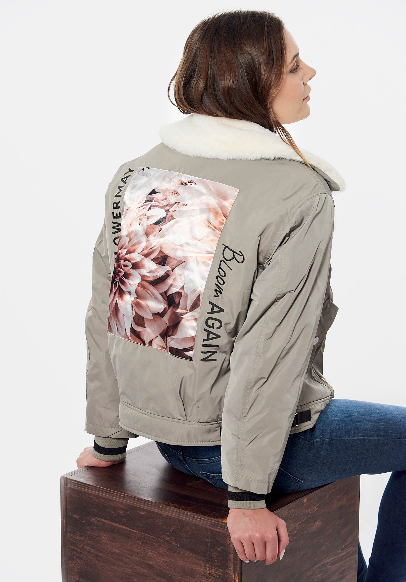 DRACY  Blouson kaki Femme