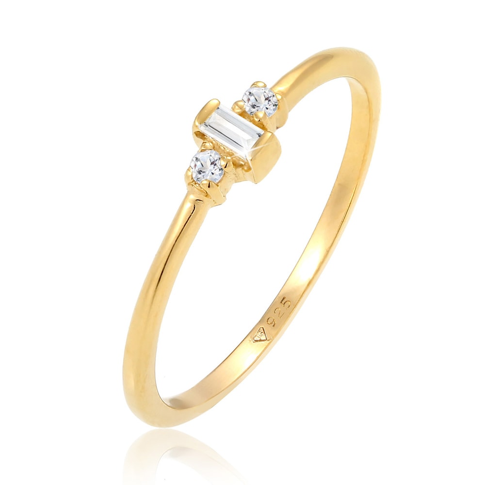 Elli PREMIUM Elli PREMIUM Bague Femmes Solitaire Fiançailles Filigrane avec Topaze en Argent S Bague
