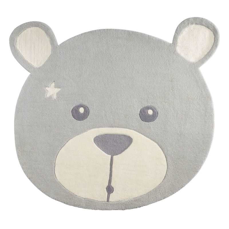 Tapis 115x106cm Ours Céleste
