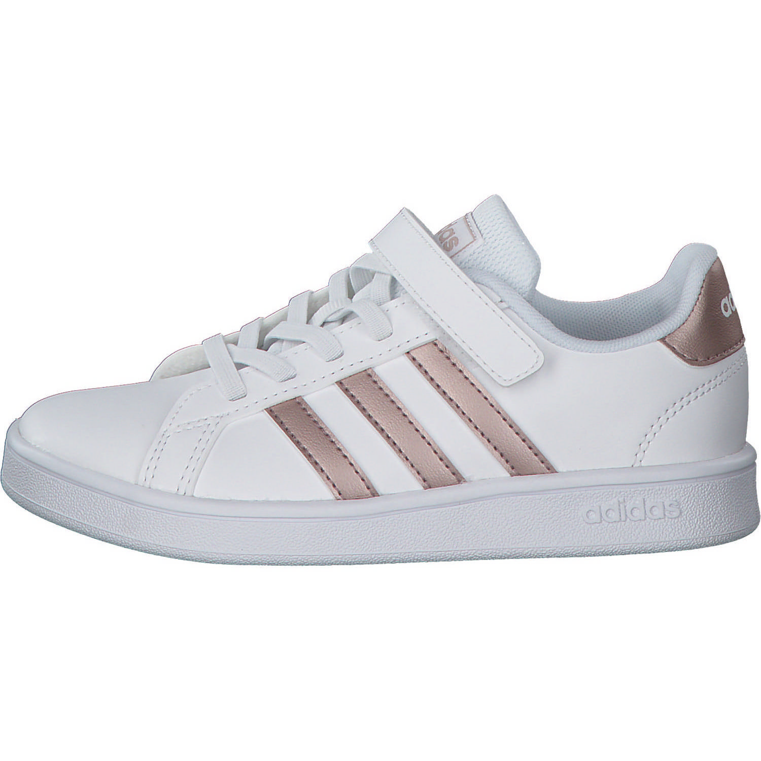 Adidas Core Grand Court C, Sneakers Low, Kinder, Weiß (FTWWHT/COPPMT)