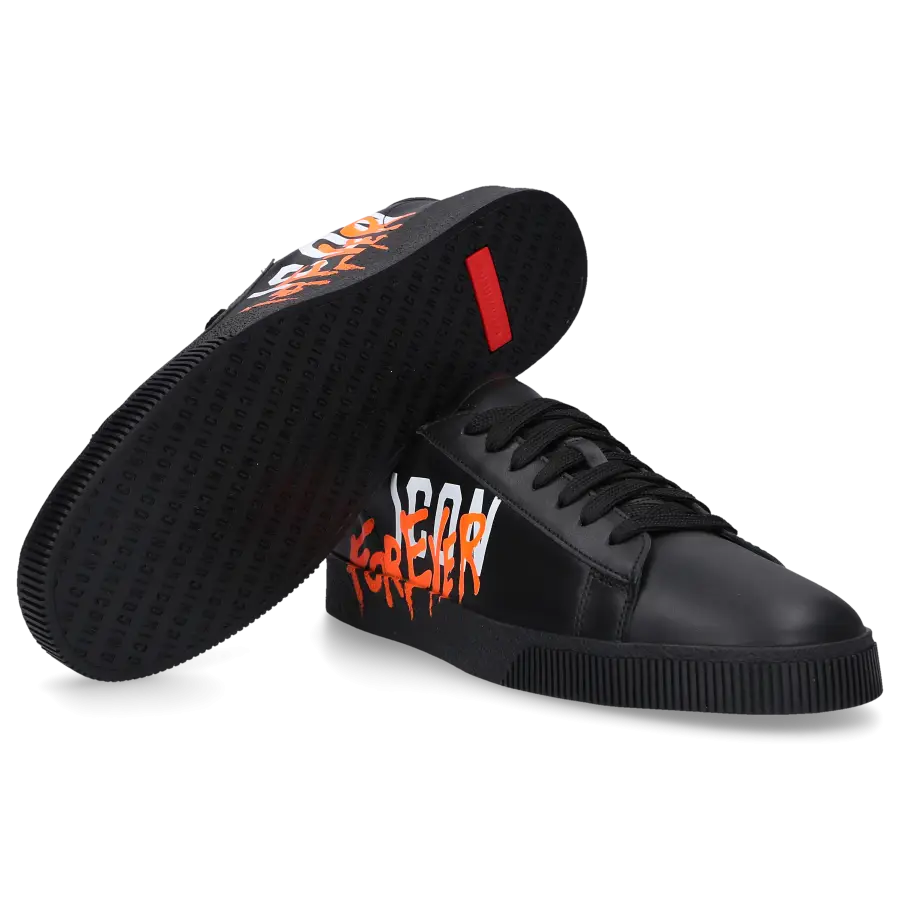 Dsquared2 - Sneaker low ICON CASSETTA Kalbsleder - schwarz
