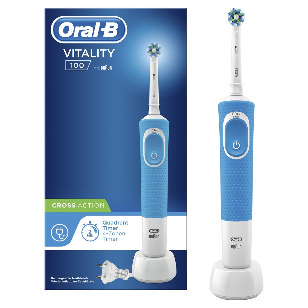 oral-b Oral-B Vitality 100 Brosse À Dents Électrique Bleue Brosse À Dents Electrique