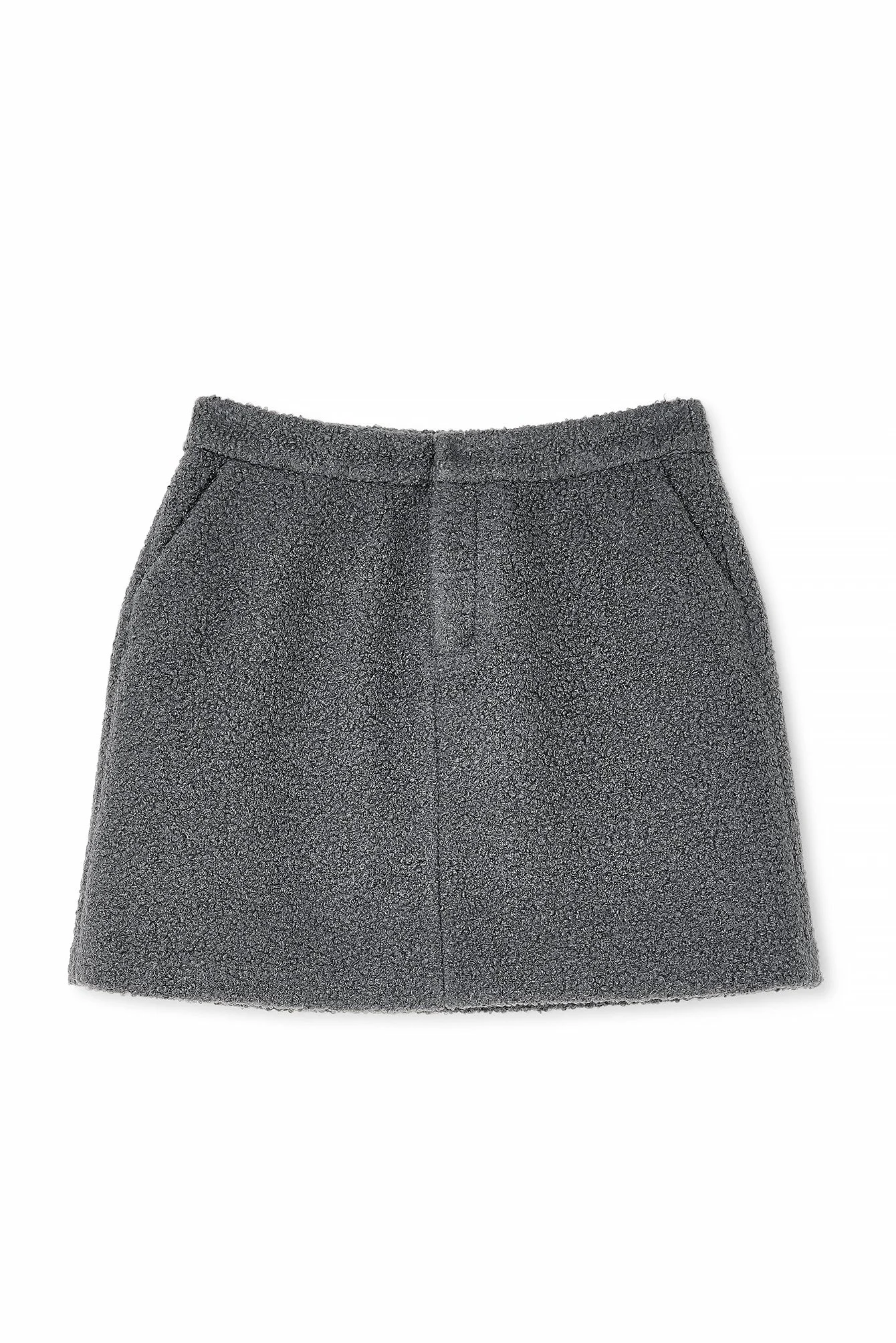 Structured High Waist Mini Skirt