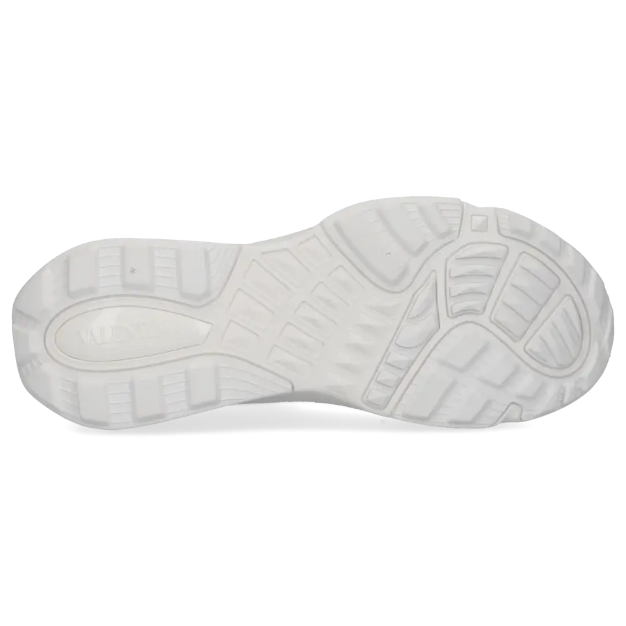 Valentino Garavani - Sneaker low ROMA Materialmix - weiß
