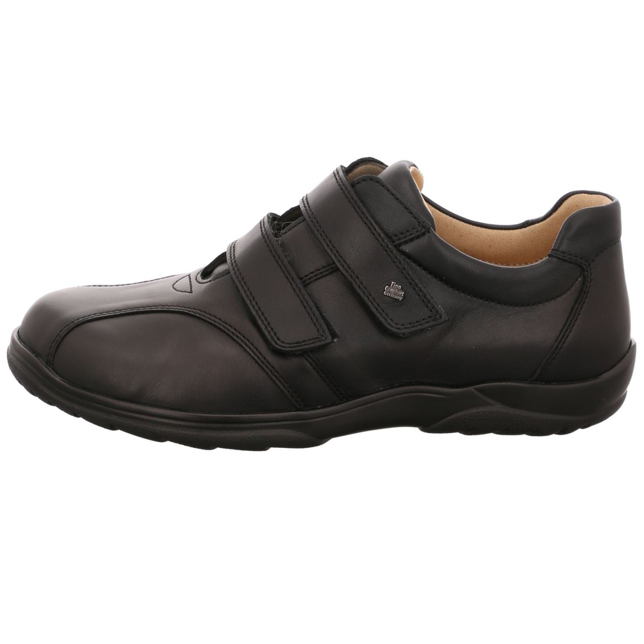 FINN COMFORT Freizeit Schnürer schwarz Cardiff schwarz