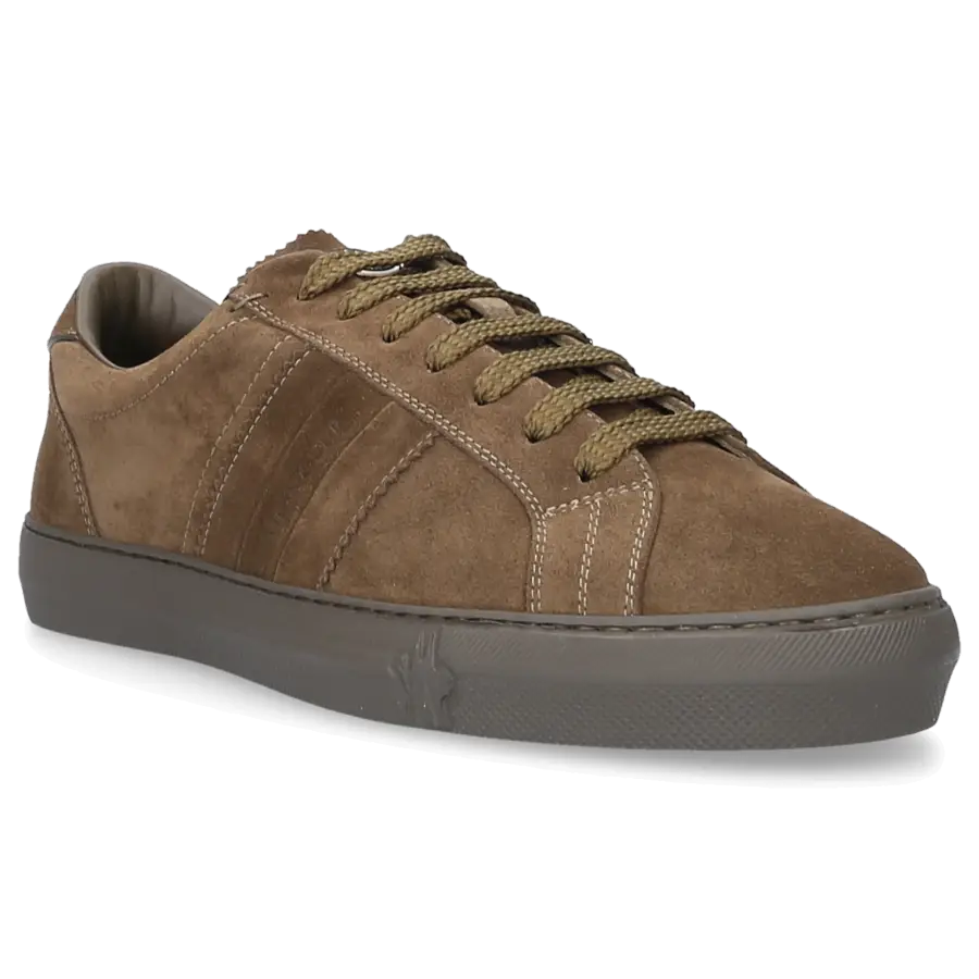 Moncler - Sneaker low NEW MONACO Veloursleder - grün