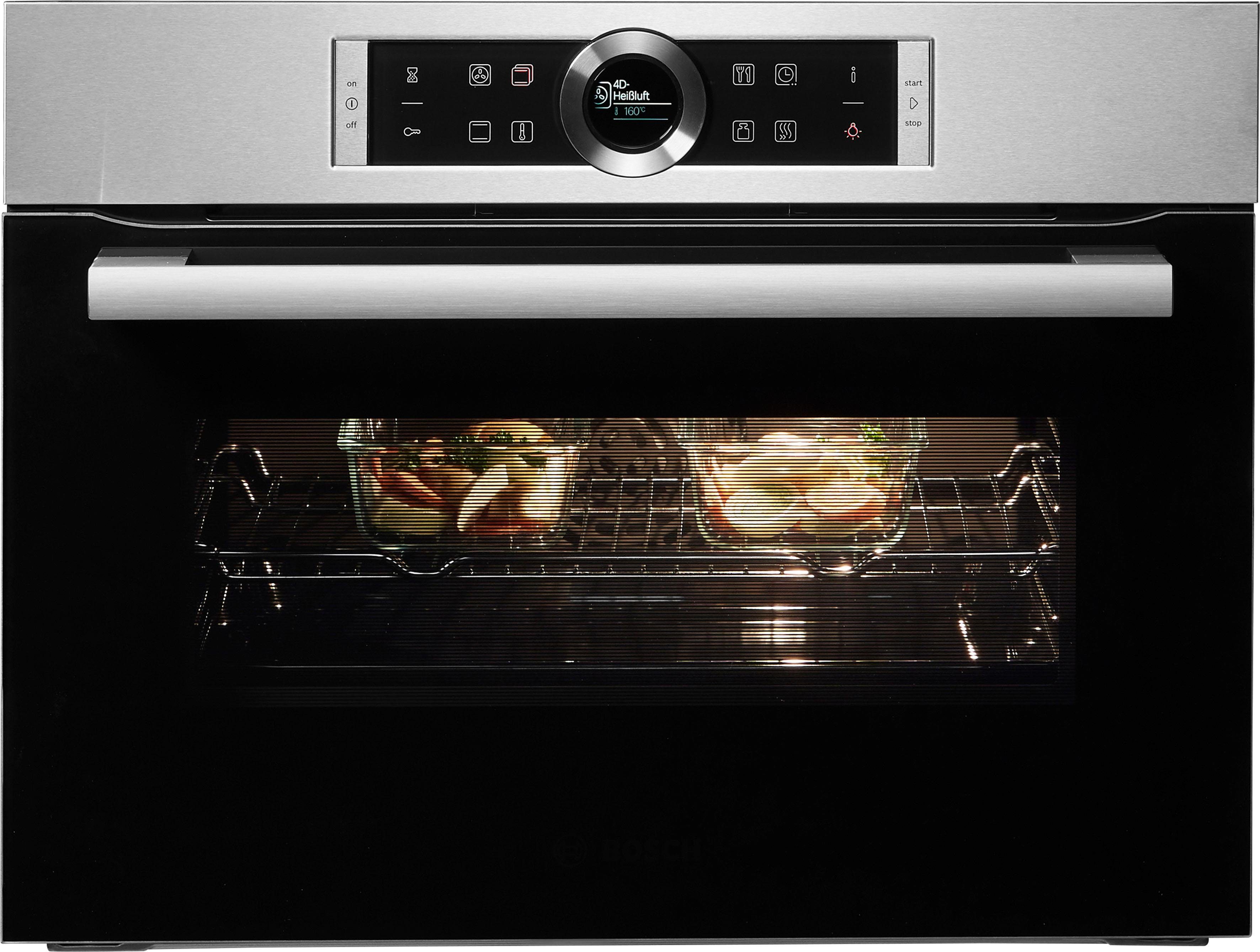 BOSCH Einbaubackofen 8 CBG635BS3, mit Teleskopauszug nachrüstbar, ecoClean Direct