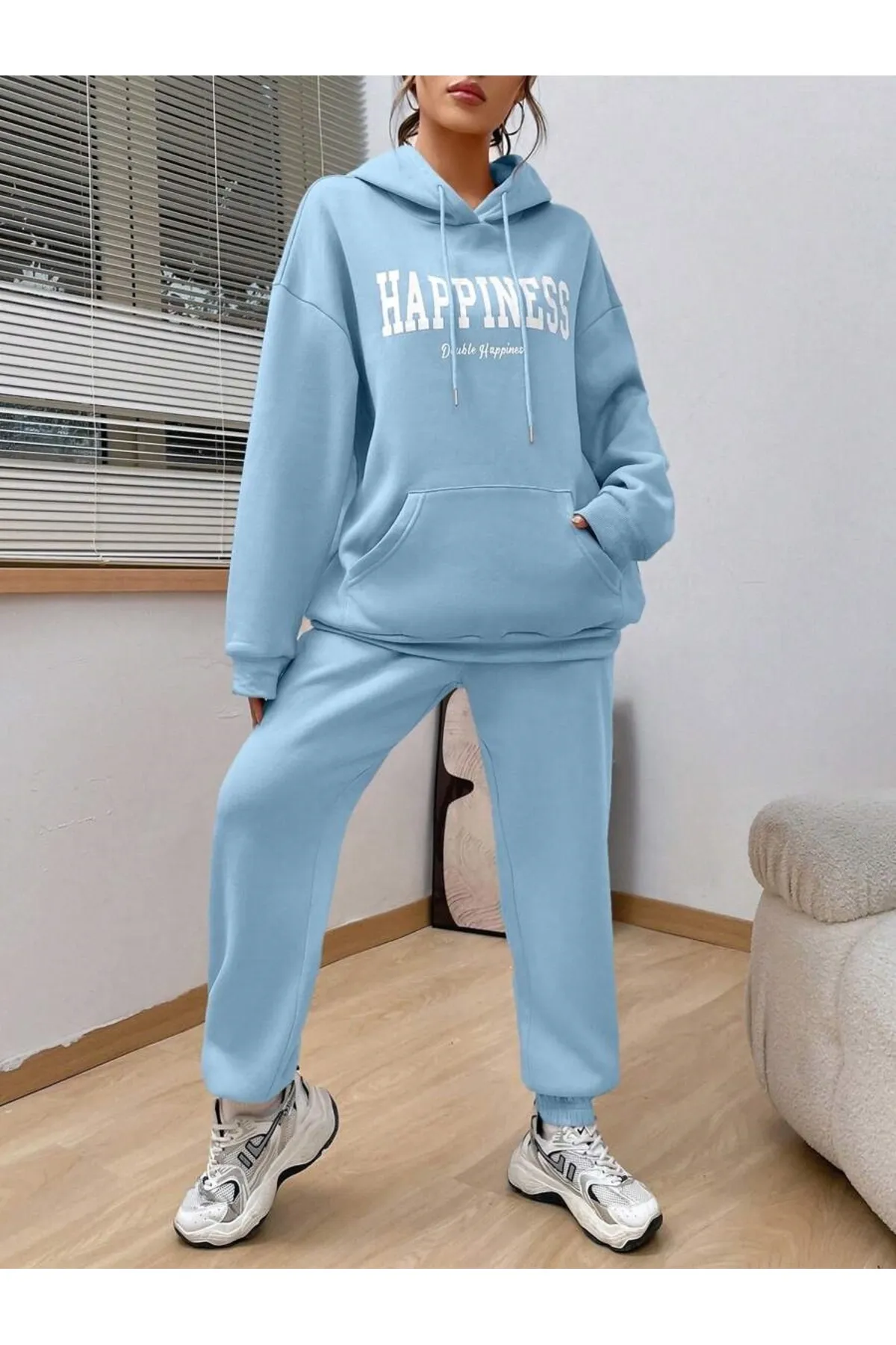 MOONBULL  Sport-Sweatsuit Set - Blau - Regular Fit