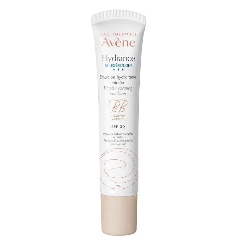 „Avène Hydrance BB“ drėkinamoji tonuota emulsija su SPF30, lengvos tekstūros