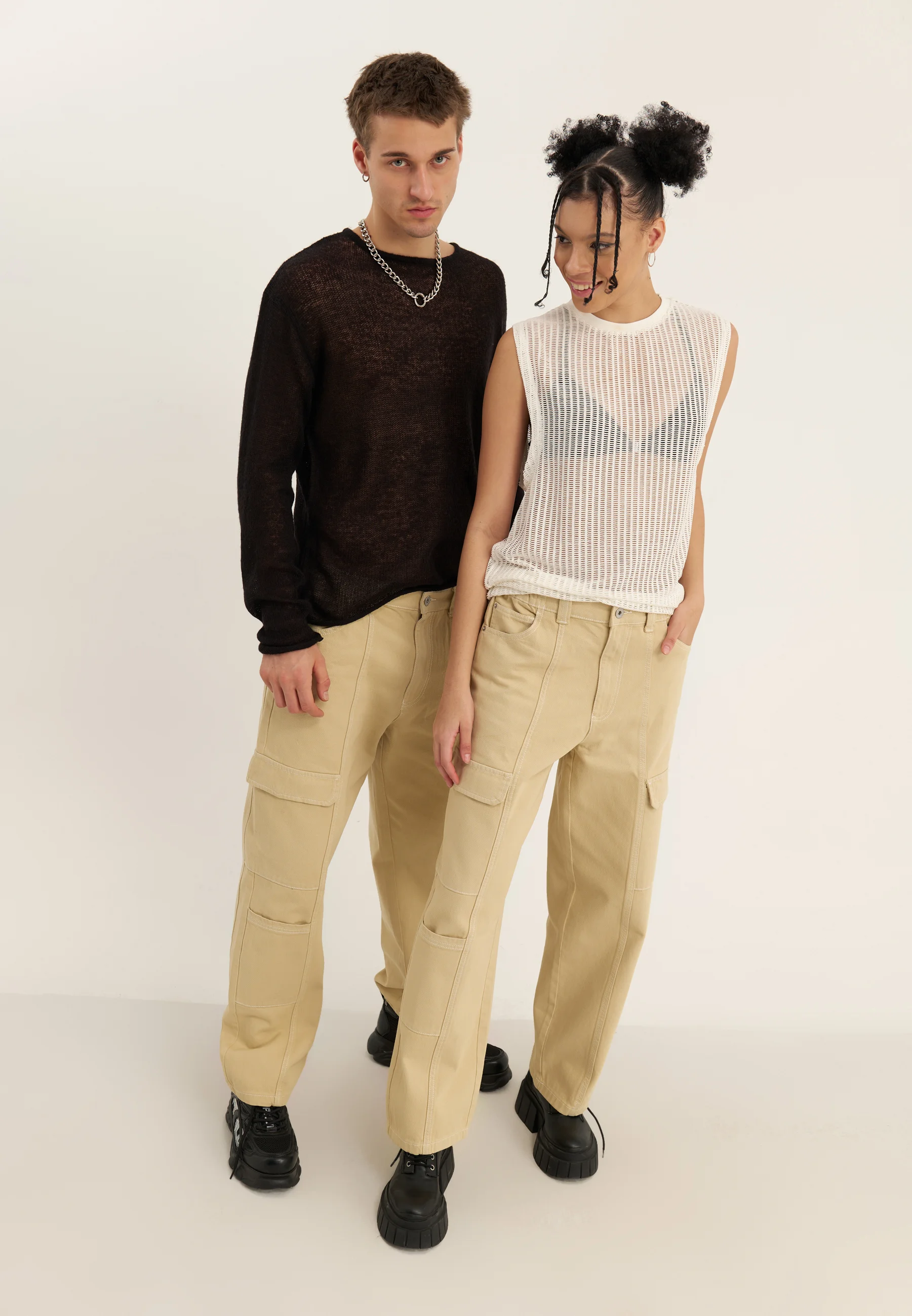 YOURTURN UNISEX - Pantalones cargo