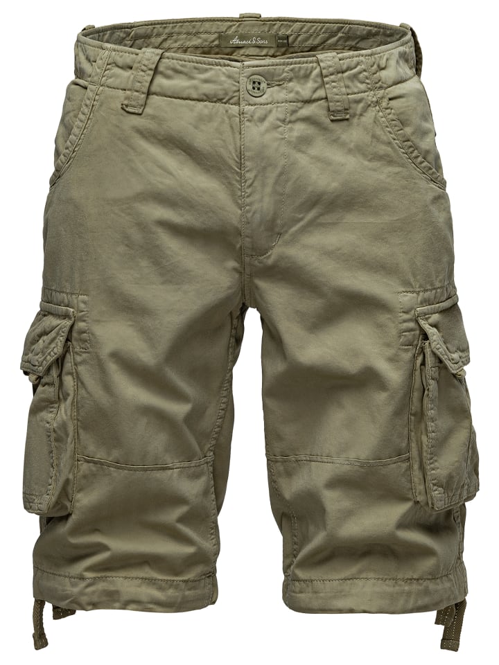 Amaci&Sons Cargoshorts CRYSTAL in Olive günstig kaufen