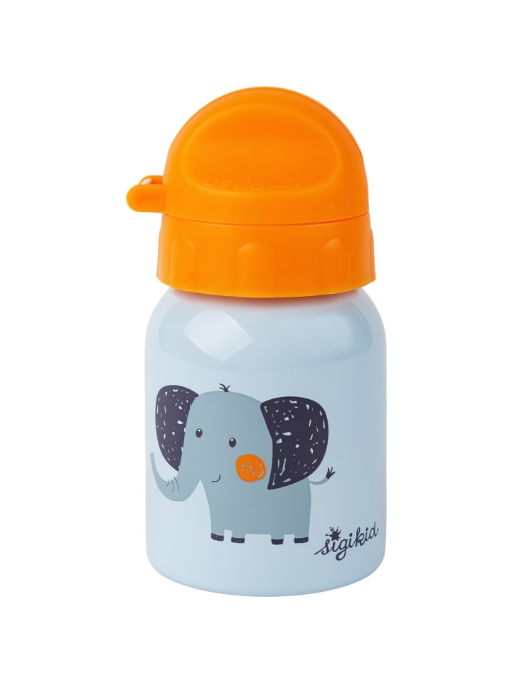 Sigikid Kindergarten-Set Trinkflasche & Brotdose in Blau Elefant günstig kaufen onesize