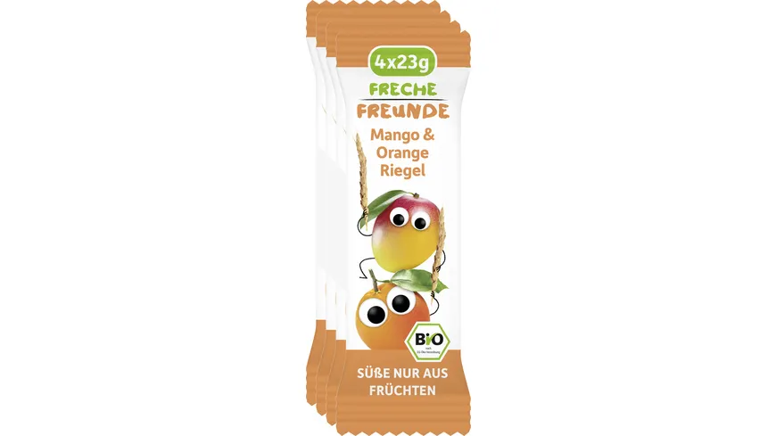 Freche Freunde Bio Frecher Riegel Mango & Orange 4x23g 92 g