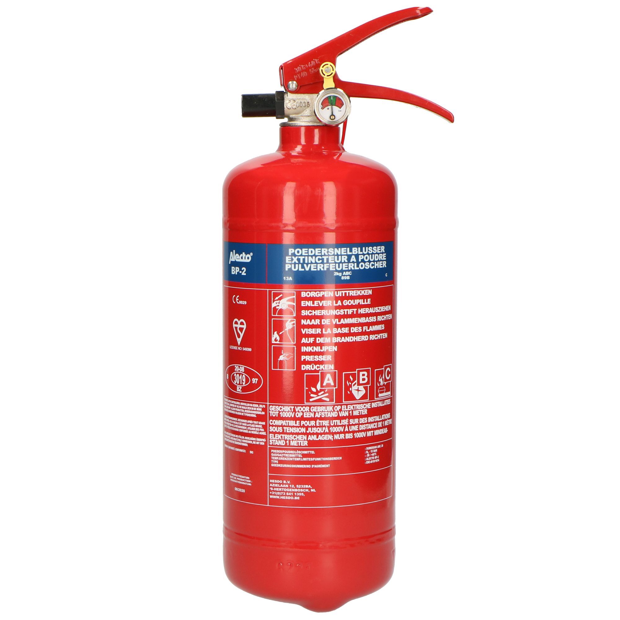 Alecto BP2 Pulverlöscher