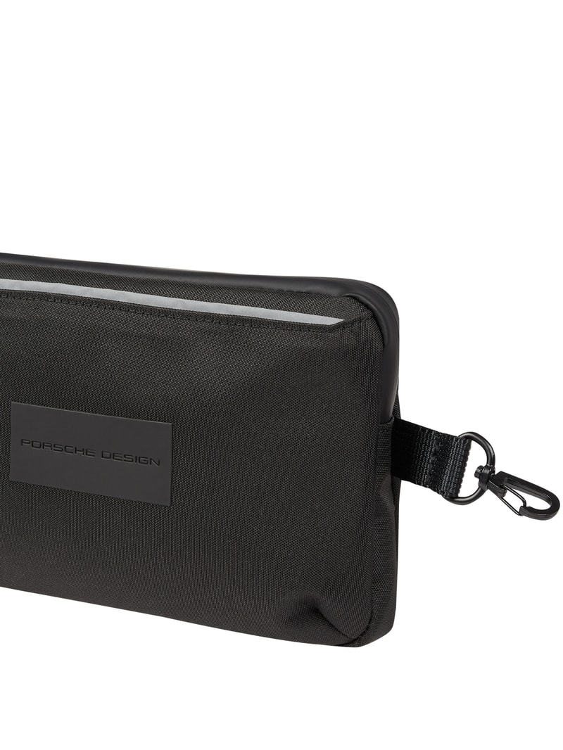 Tasche mit Handschlaufe in schwarz