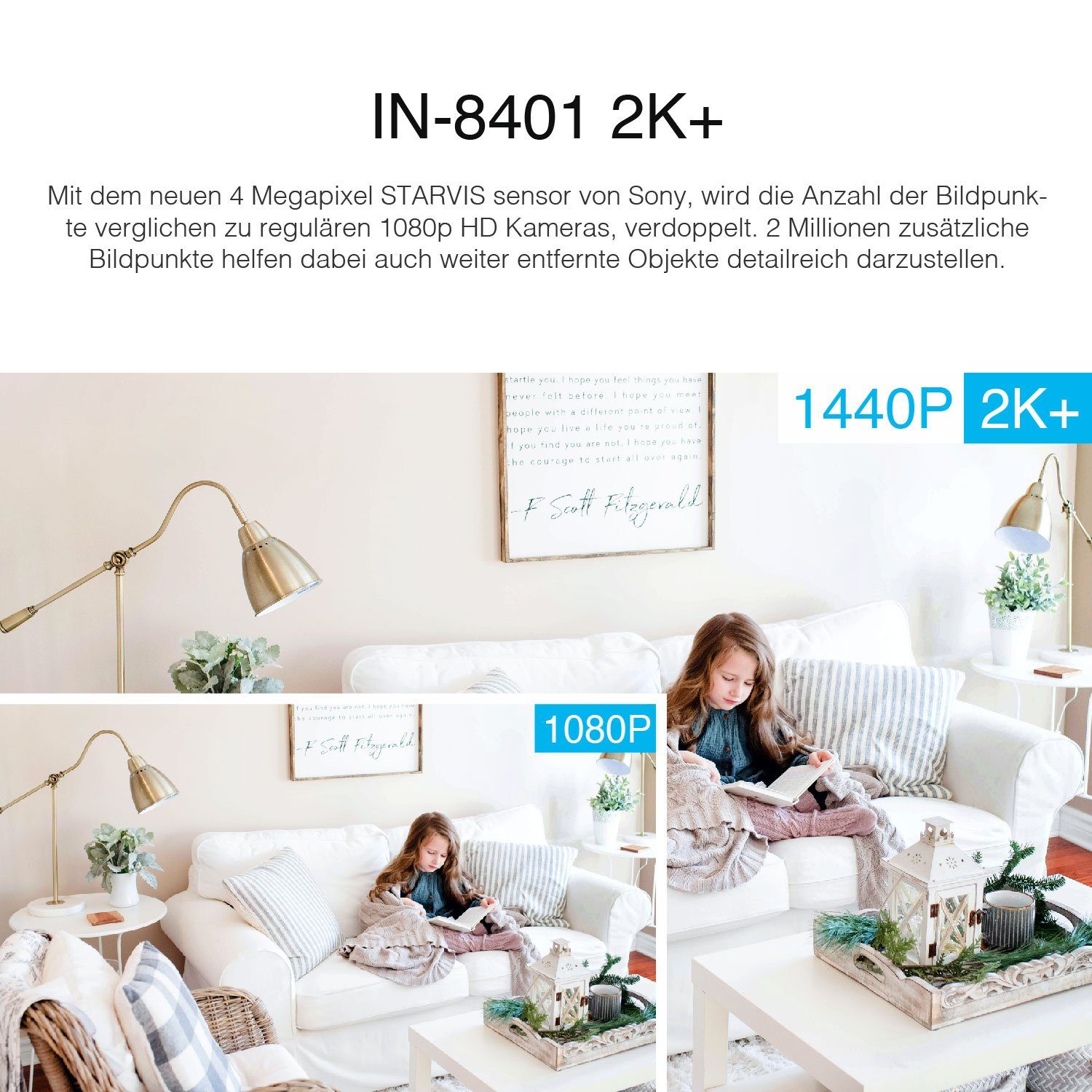 INSTAR IN-8401 2K+ IP-Überwachungskamera