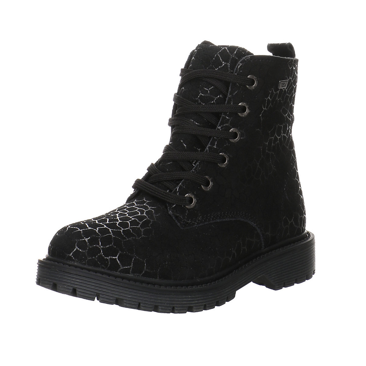 Mädchen Stiefel Schuhe Xilly-Tex Boots Kinderschuhe Veloursleder gemustert Halbschuhe