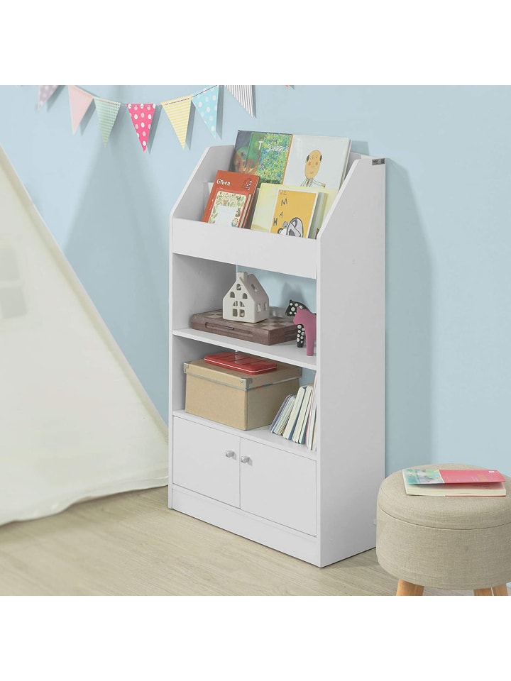 SoBuy Kinderregal in Weiß - (B)60 x (H)107 x (T)24cm günstig kaufen onesize
