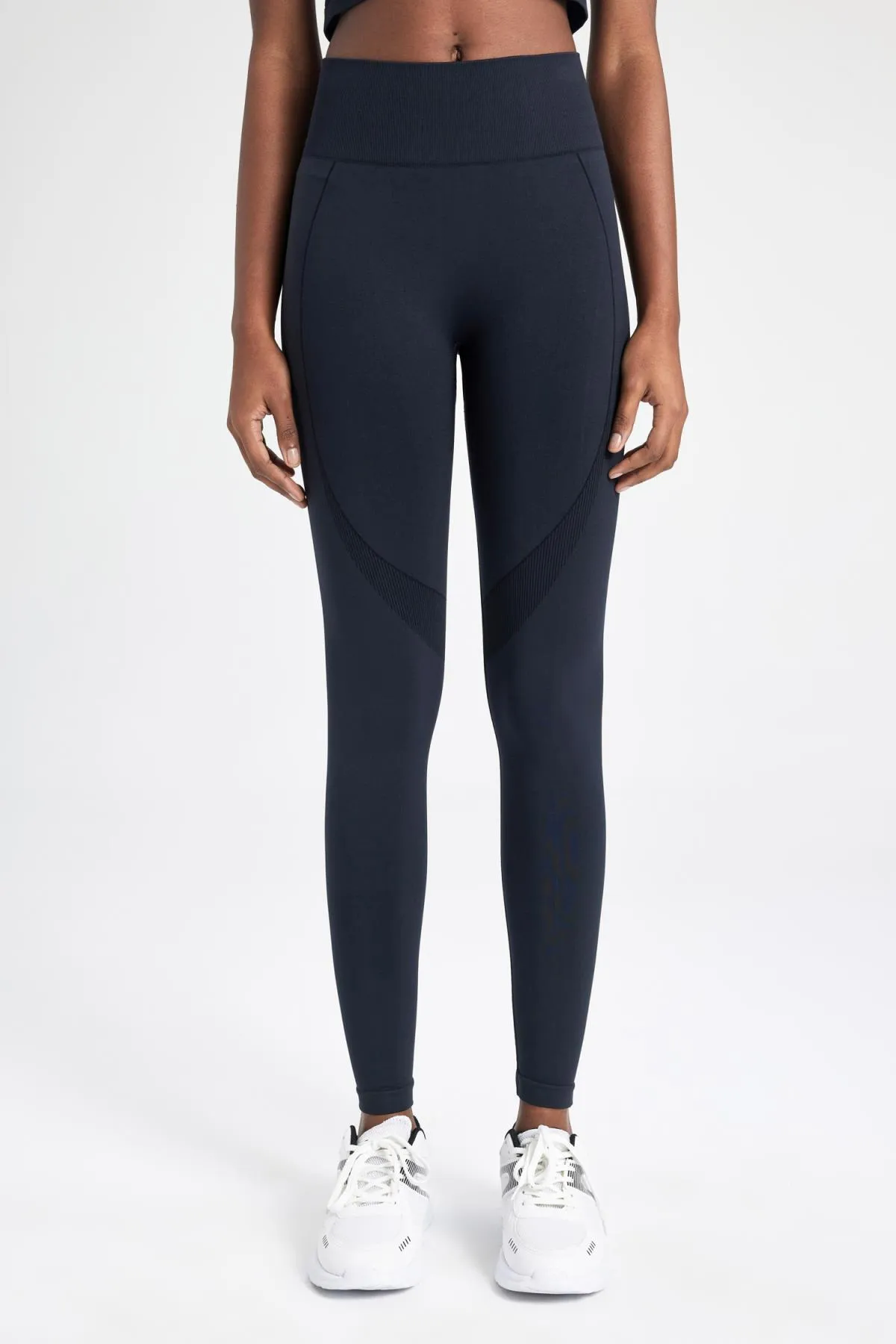 DeFacto  Sport-Leggings - Schwarz - Mittlerer Bund