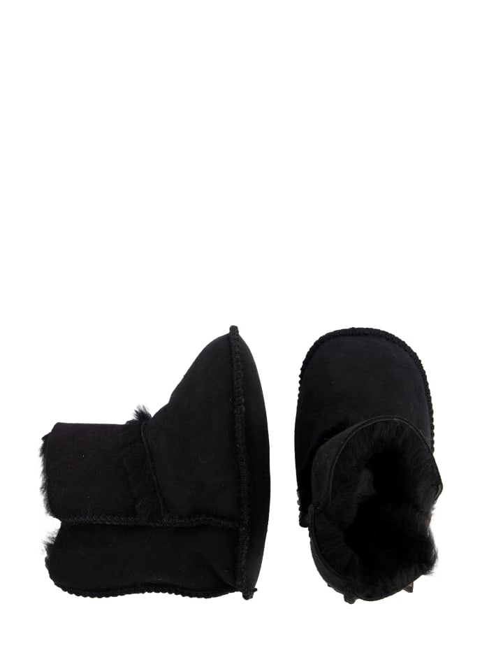Warmbat Hausschuhe Hay Baby Bootie in Black günstig kaufen