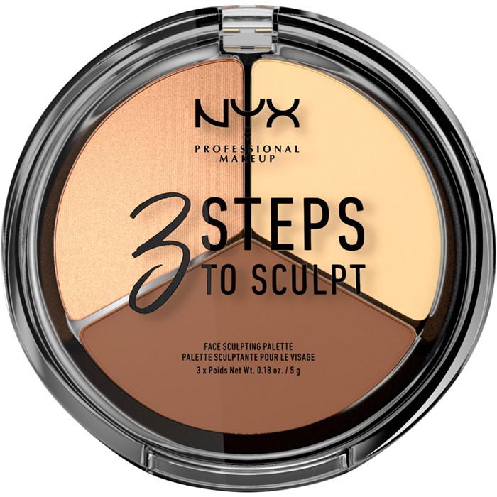 3 Step To Sculpt Face Sculpting Palette