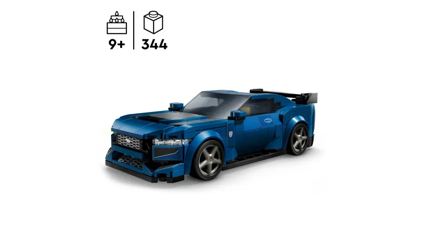 LEGO Speed Champions 76920 Ford Mustang Dark Horse Sportwagen Auto-Spielzeug