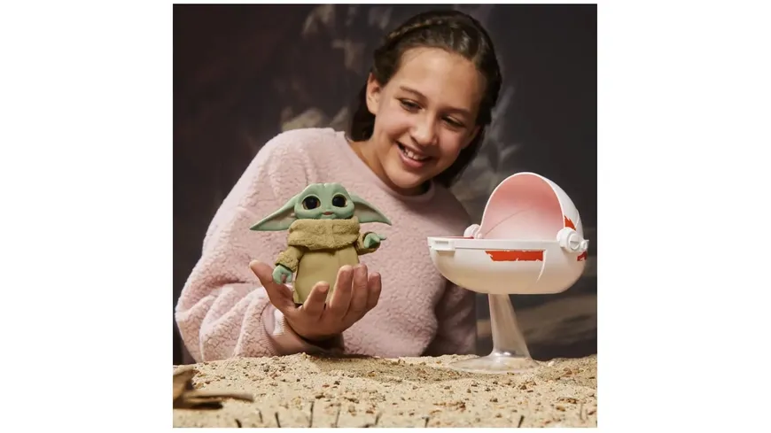 Hasbro - Star Wars Wild Ridin' Grogu, The Child Animatronic, Kombinationen aus Klang und Bewegung