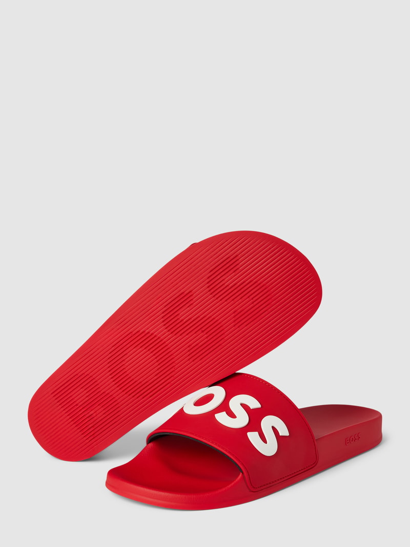 Slides mit Label-Print Modell 'Kirk' in rot