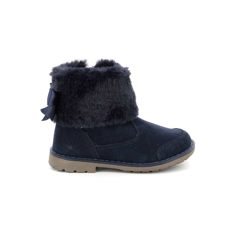 Boots cuir croute cuir Stelie