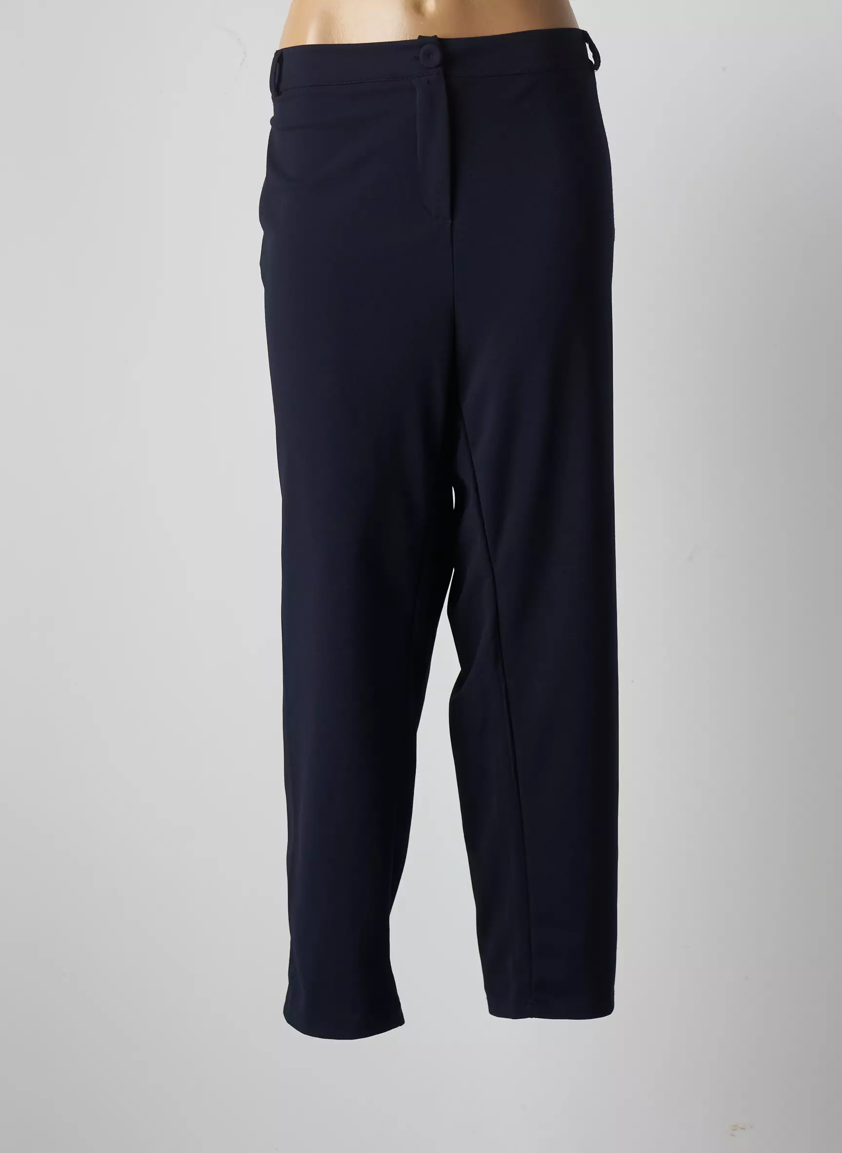 Multiples Pantalons Droits Femme couleur bleu