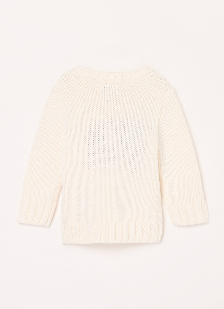 Pulover tricotat gros cu imprimeu Ralph Lauren