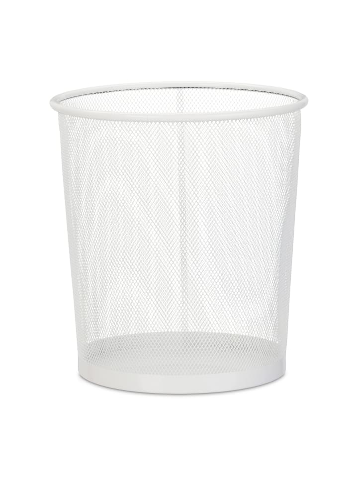 relaxdays Papierkorb in Weiß - Ø 26 cm günstig kaufen onesize