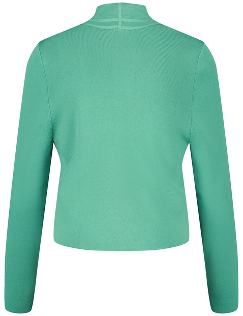 Offener Cardigan aus feinem Rippstrick