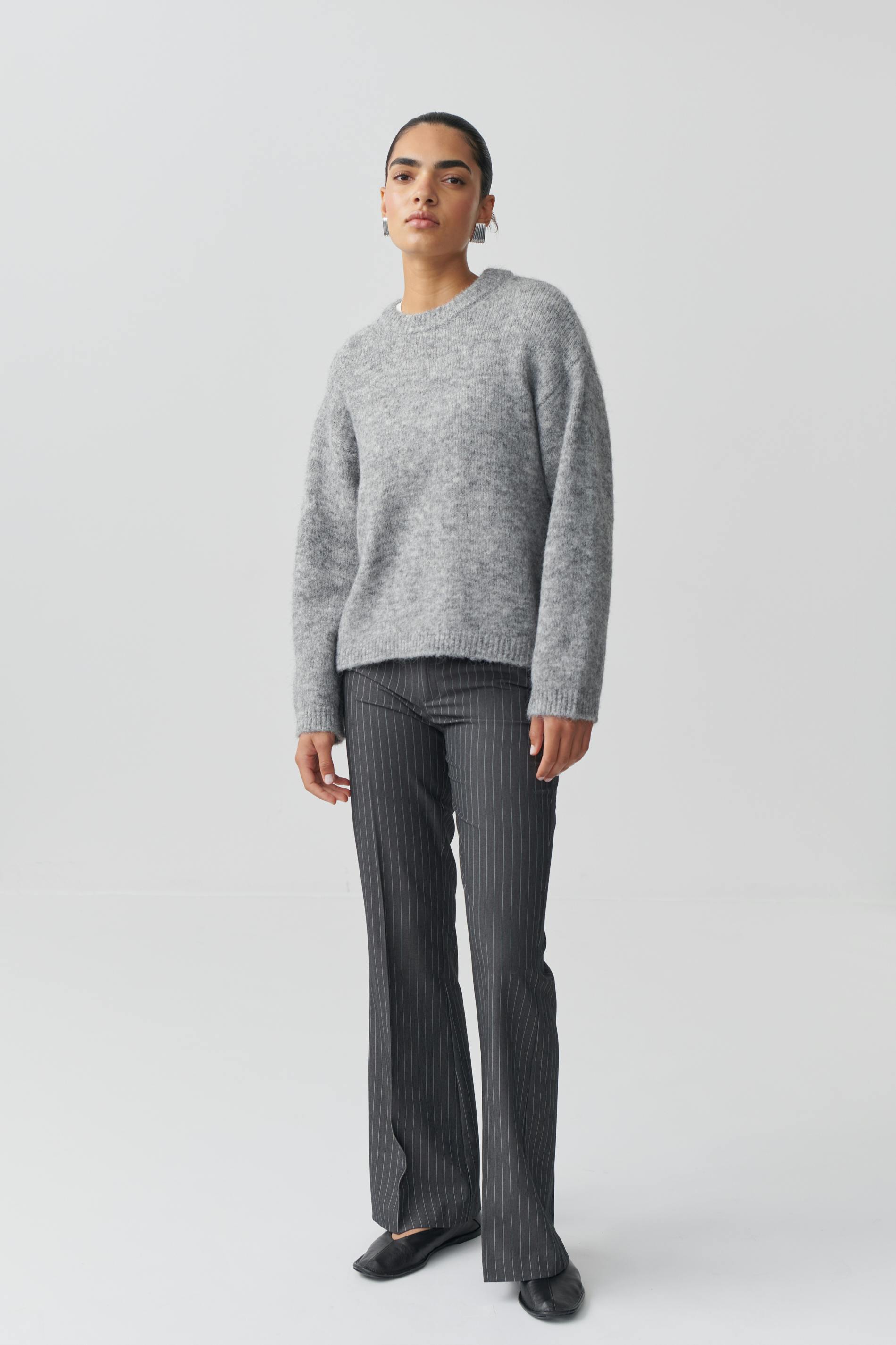 Relaxed bootcut trousers