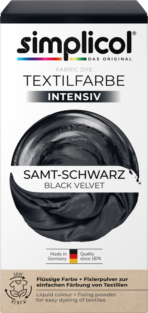 Textilfarbe Samt Schwarz, 1 St