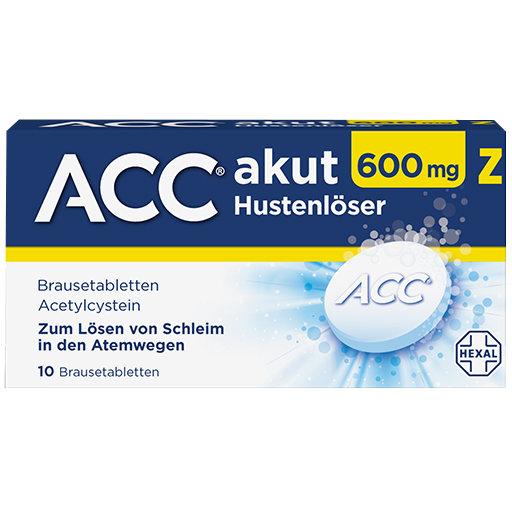 ACC akut 600 Z Hustenlöser Brausetabletten  10 St  Brausetabletten